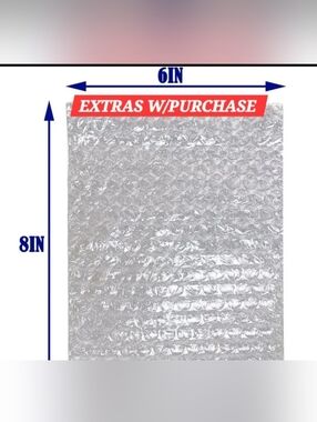 15ct. 6x8 Transparent Bubble Bags